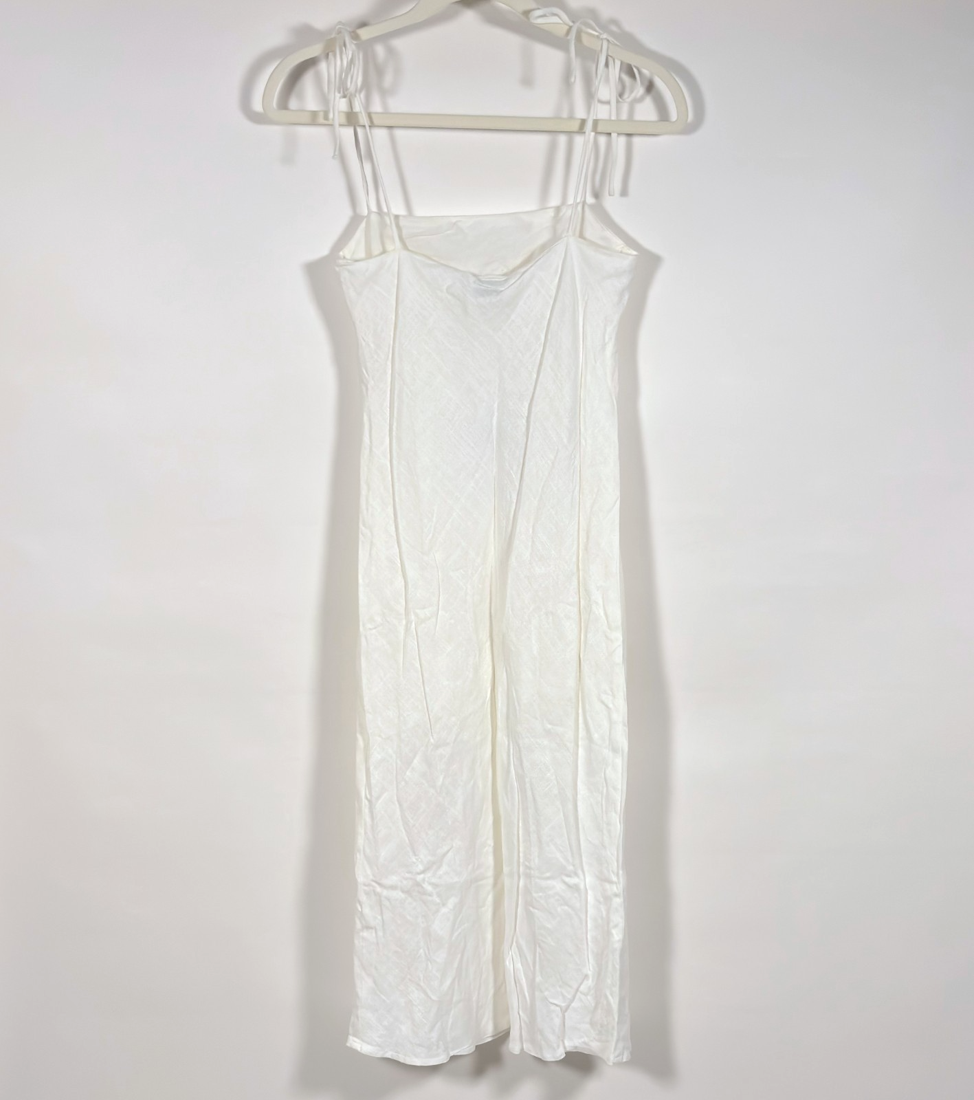 Princess Polly Eleni White Midi Dress Tie Shoulder - 2