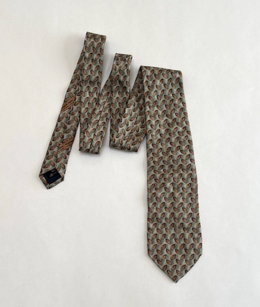 Ermenegildo Zegna Silk Neck Tie Italy Vintage 3.75"