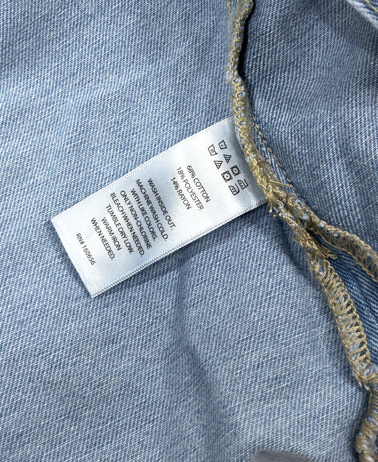 Sincerely Jules Denim Button Up Shirt Jacket Studded Western - M