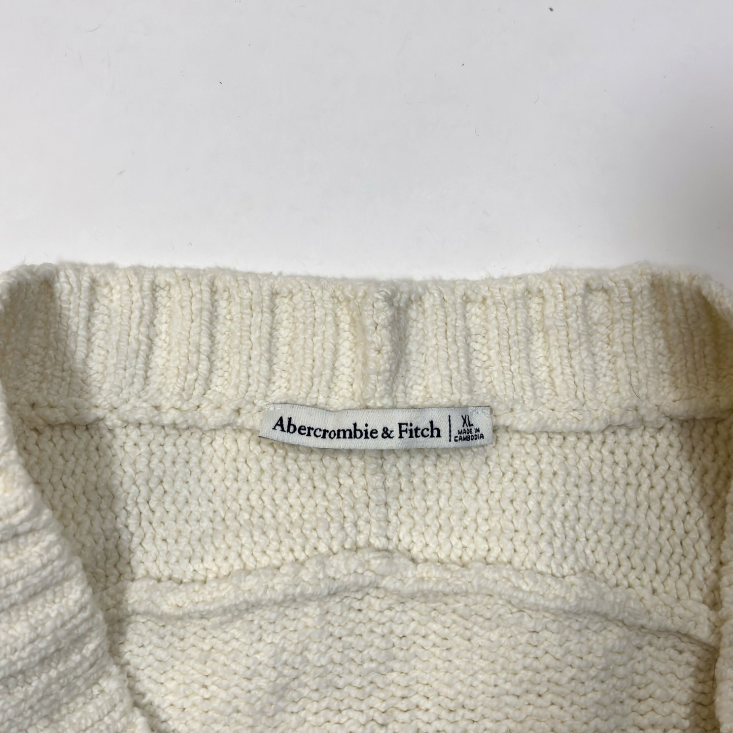 Abercrombie &amp; Fitch Chenille Chunky Knit Cardigan Sweater - XL