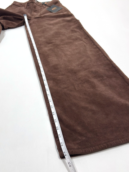 Just Black Denim JBD Brown Corduroy Wide Leg Pants - 24