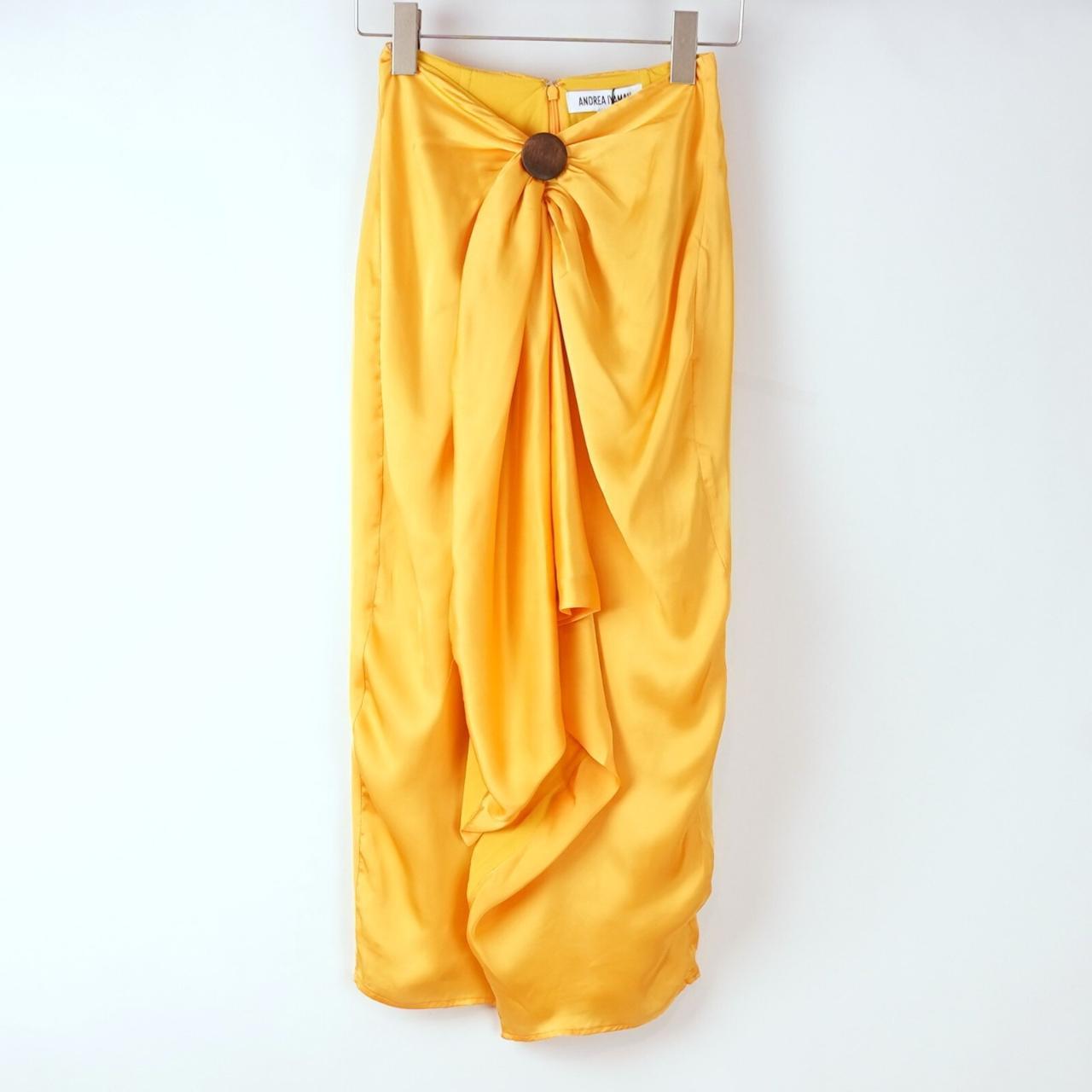 Andrea Iyamah Women's Yellow Skirt