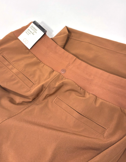 Calia TrueLight Wide Leg Pants Rocky Mountain Brown Mid Rise - XS