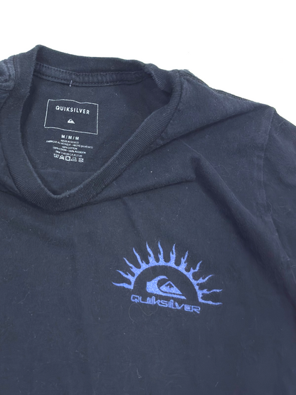 Quicksilver T-Shirt A Touch of Paradise Black Skull Beach - M
