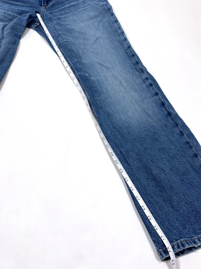Zara Straight Leg Full Length Jeans Medium Wash - 6