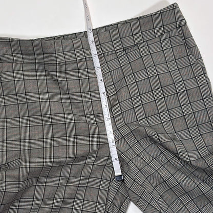 Nine West The Neo Classic Plaid Straight Leg Trouser Pants - 2