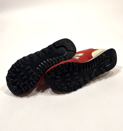 New Balance 574 Sneakers Red Suede - Size 6.5