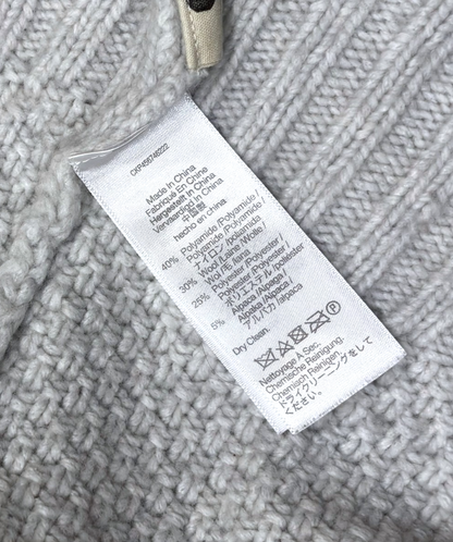 Madewell Whitley Open Cardigan Sweater Wool Alpaca Blend Grey - S