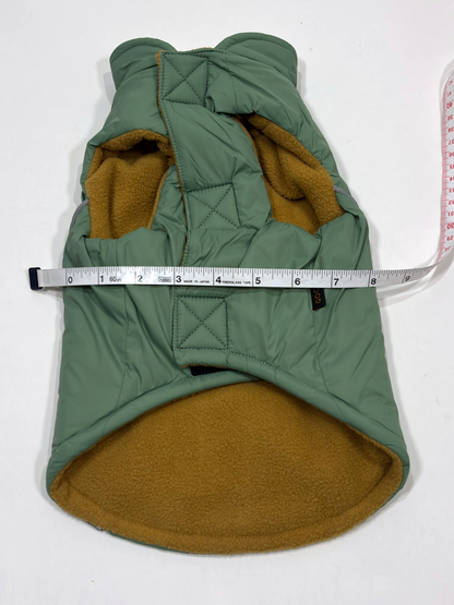 Gooby Sports Dog Vest Sage Green Fleece Lined  - Medium