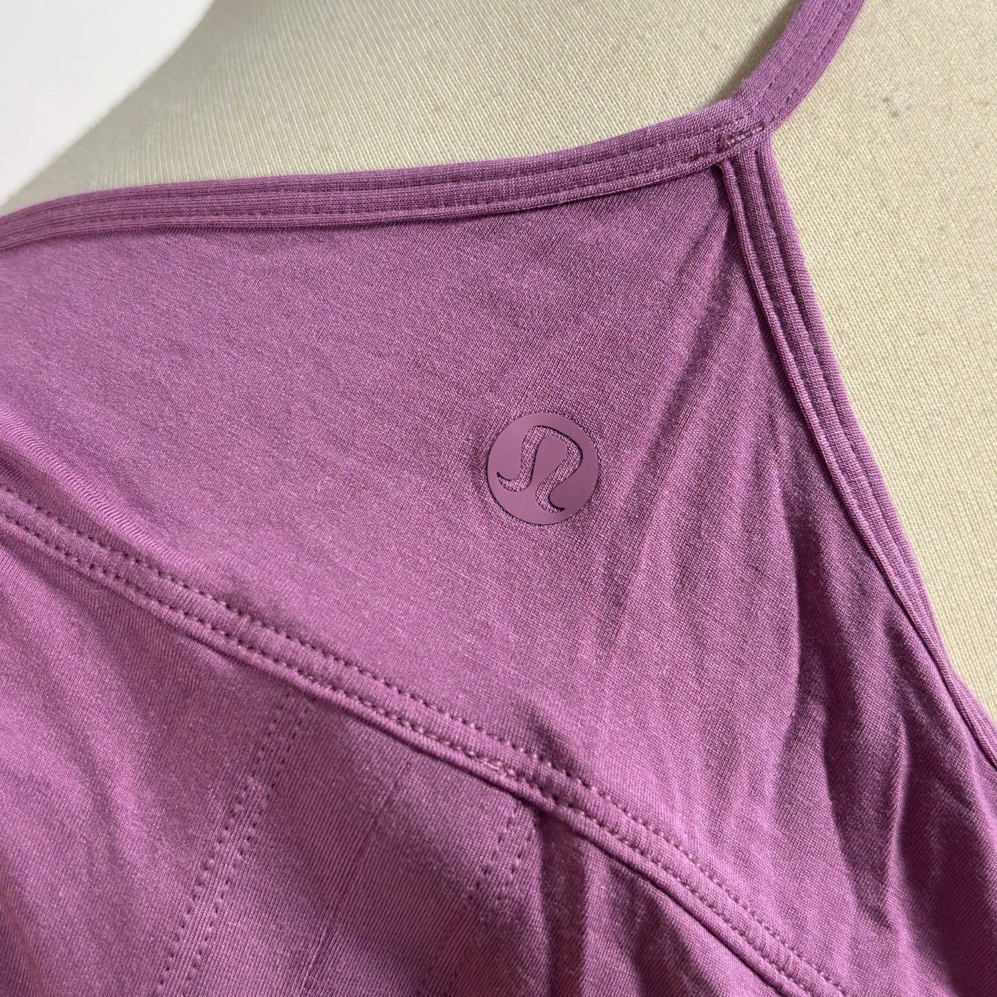 Lululemon Modal-Silk Lightweight Tie-Back Tank Top Purple - 14