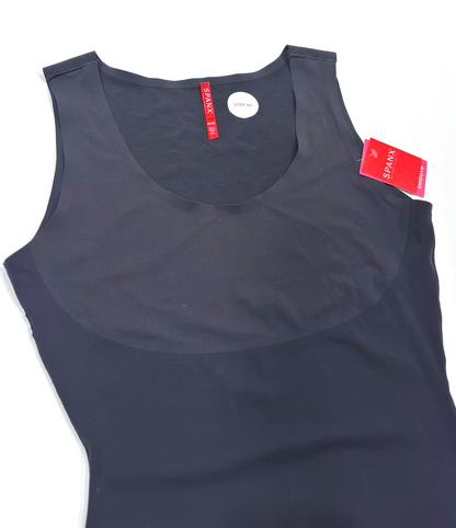 Spanx Invisible Shaping Cami Tank Shapewear Smoothing Black - M