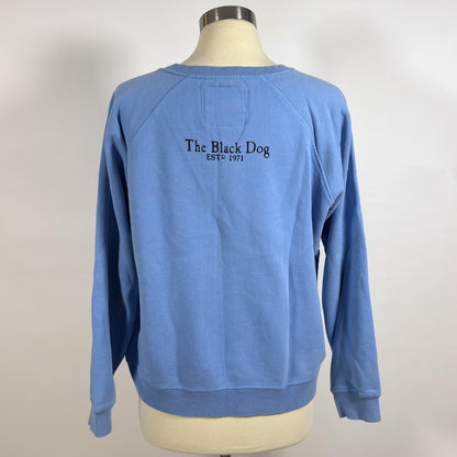 Black Dog Original Crew Neck Sweatshirt baby Blue - M
