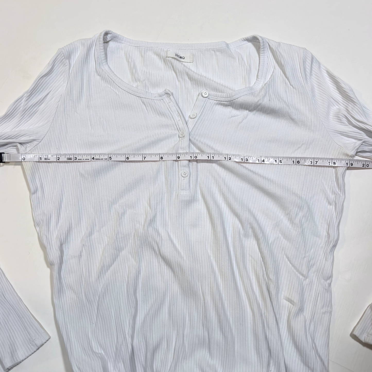 STORQ Long Sleeve Basic Henley Maternity, Postpartum, Nursing Top - XL