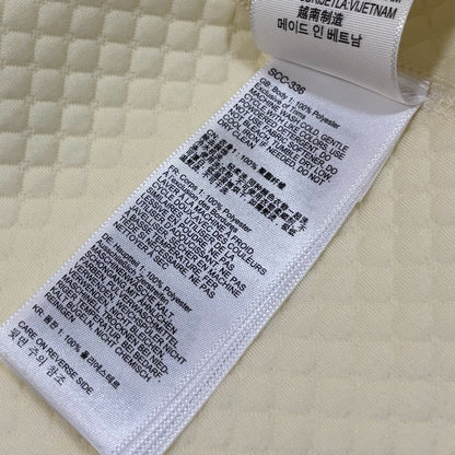 Marmot Annie Long Sleeve Quilted Pullover Funnel Neck Vanilla Ivory - L