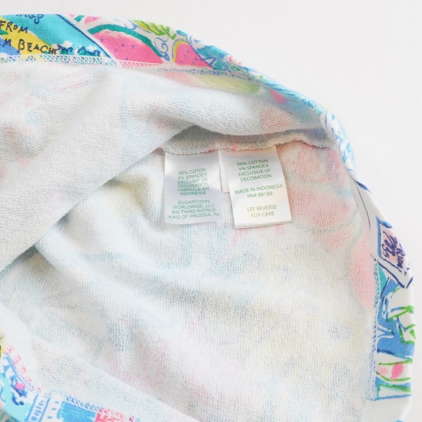 Lilly Pulitzer Mini Harper Postcard Print Shift Dress - Toddler Girl XS 2-3