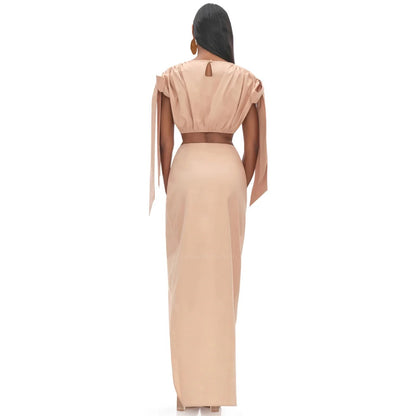 Andrea Iyamah Halima Crop Top + Wrap Skirt Set - XS