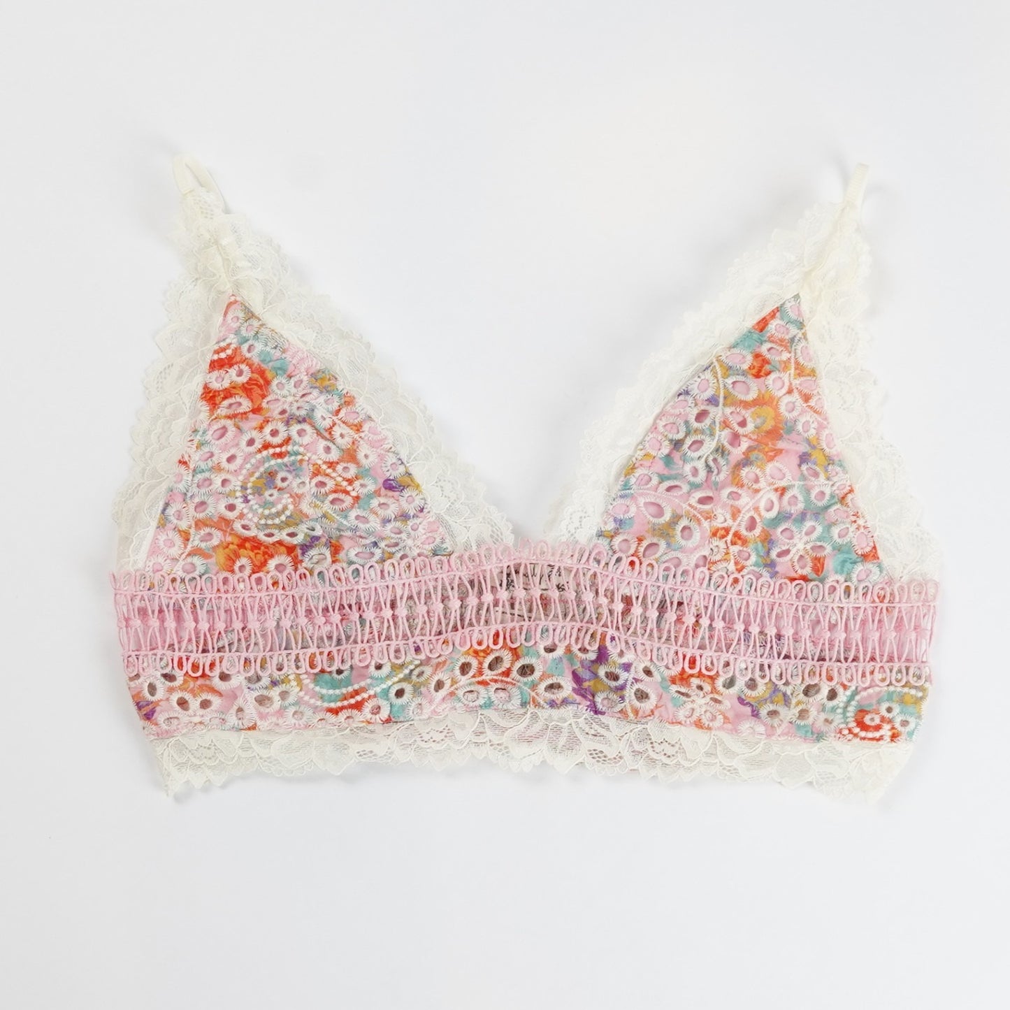 Free People Emma Floral Blossom Combo Bralette - M