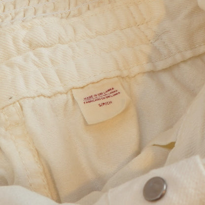 Levi's Drea Wide Leg Jumpsuit White Cream Denim - S